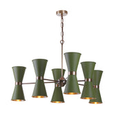 David Hunt Lighting Hyde 12 Light Chandelier HYD1200 Antique Brass